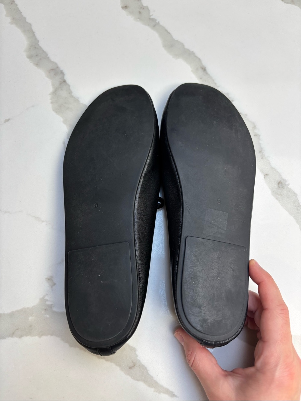 Jeffrey Campbell Dancerina Black Leather Mary Jane Flats size 9 - Picture 3 of 3